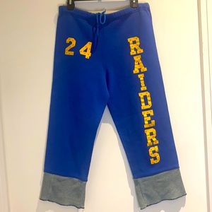 Riley Vintage Bedazzled Studded Raiders football Sweatpants